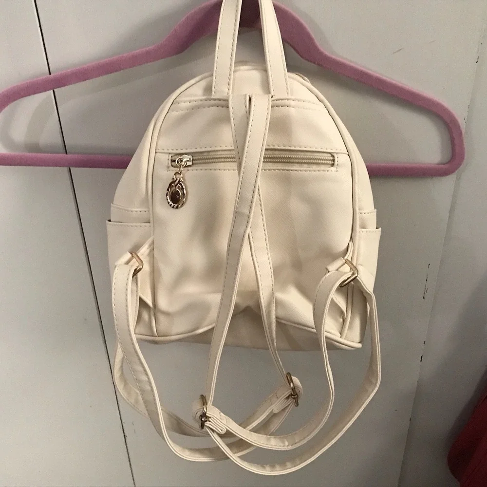 Ihayner‎ Small Ivory Bow knot Backpack Purse Bag